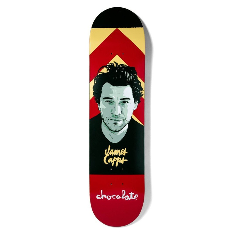 Chocolate Hecox Portrait James Capps Skateboard Deck - 8.0"
