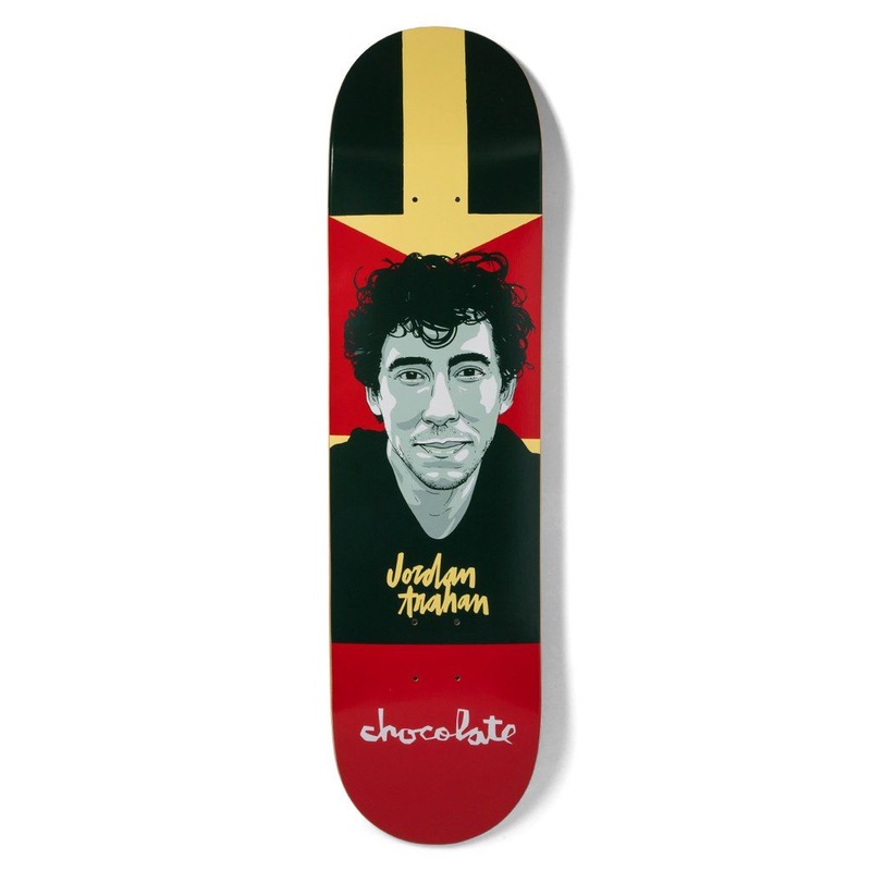 Chocolate Hecox Portrait Jordan Trahan Skateboard Deck - 8.25"