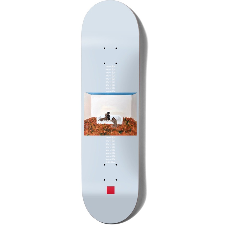 Chocolate L8RGRL Doberman Carl Aikens Skateboard Deck - 8.5"