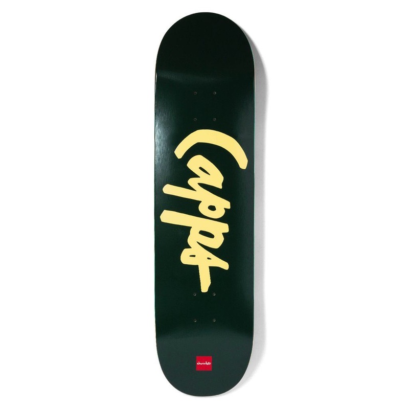 Chocolate Name Chunk James Capps Skateboard Deck - 8.5"