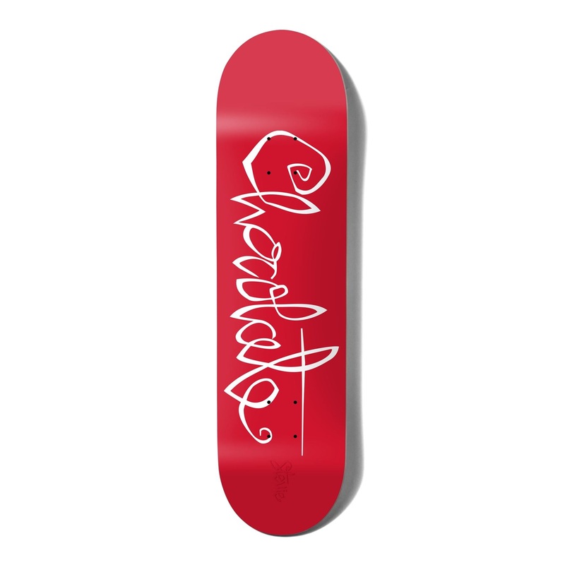 Chocolate OG Script Stevie Perez Skateboard Deck - 8.0"
