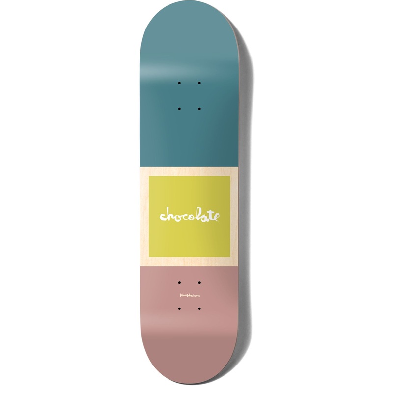 Chocolate OG Square W44D3 Kenny Anderson Skateboard Deck - 8.0"