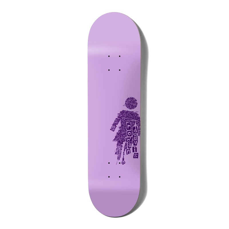 Girl Bricked Rowan Davis Skateboard Deck - 8.5"