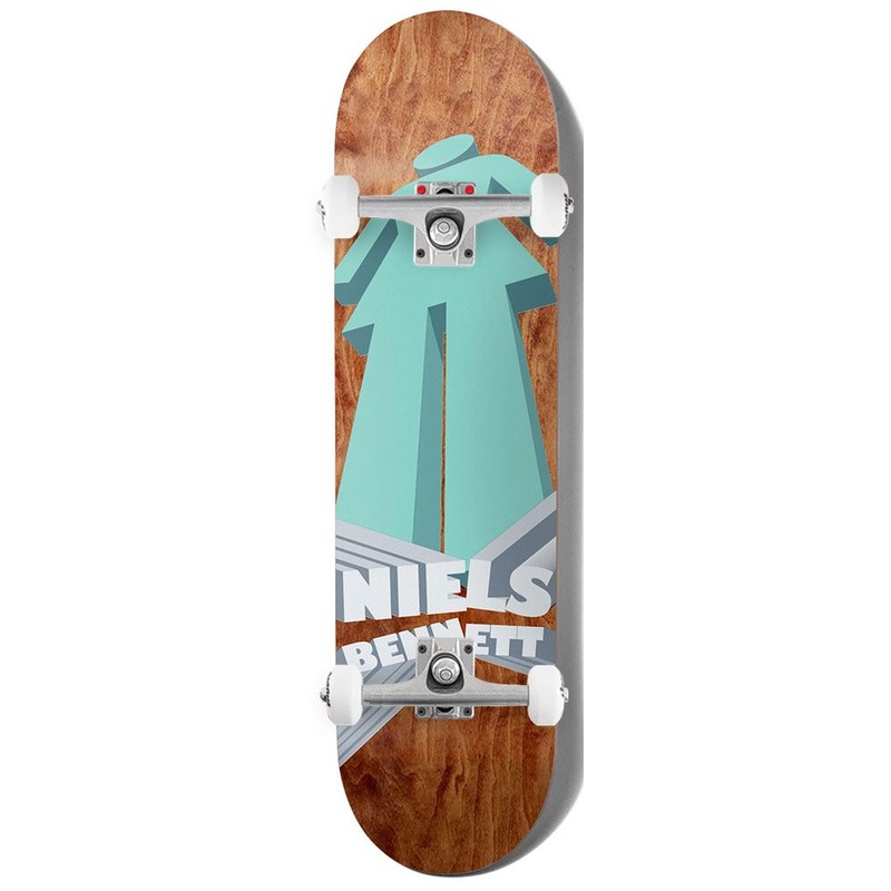 Girl Herspective Niels Bennett x Venom Custom Complete Skateboard - 8.0"