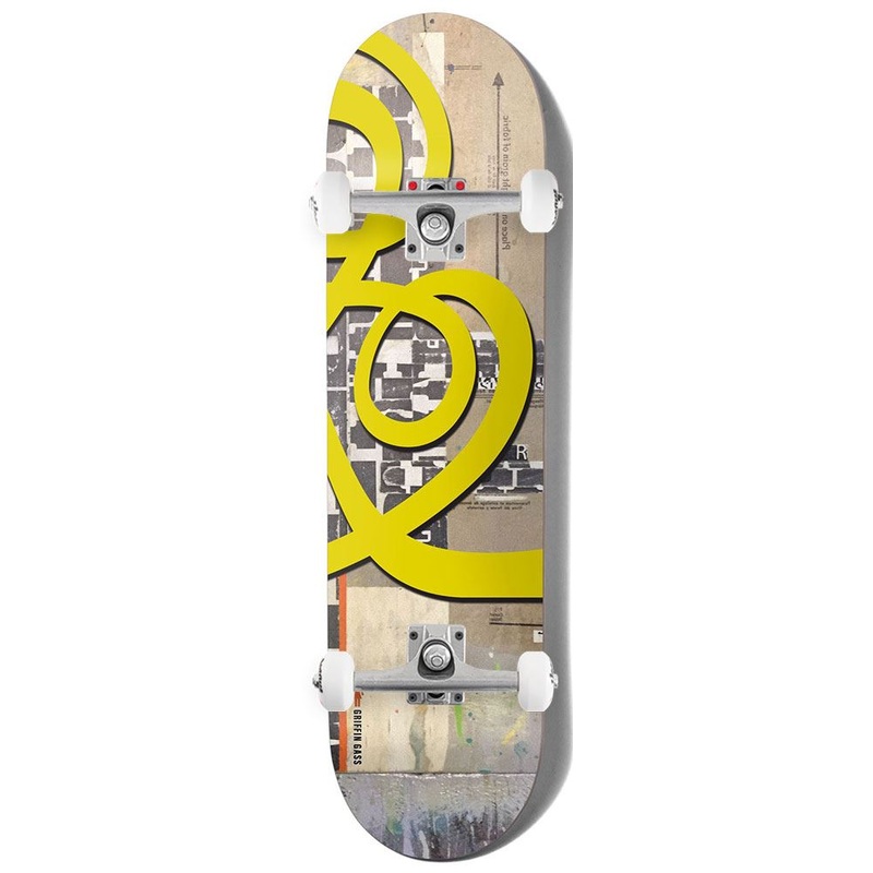Girl Jenkins Swirls Griffin Gass x Venom Custom Complete Skateboard - 8.5"