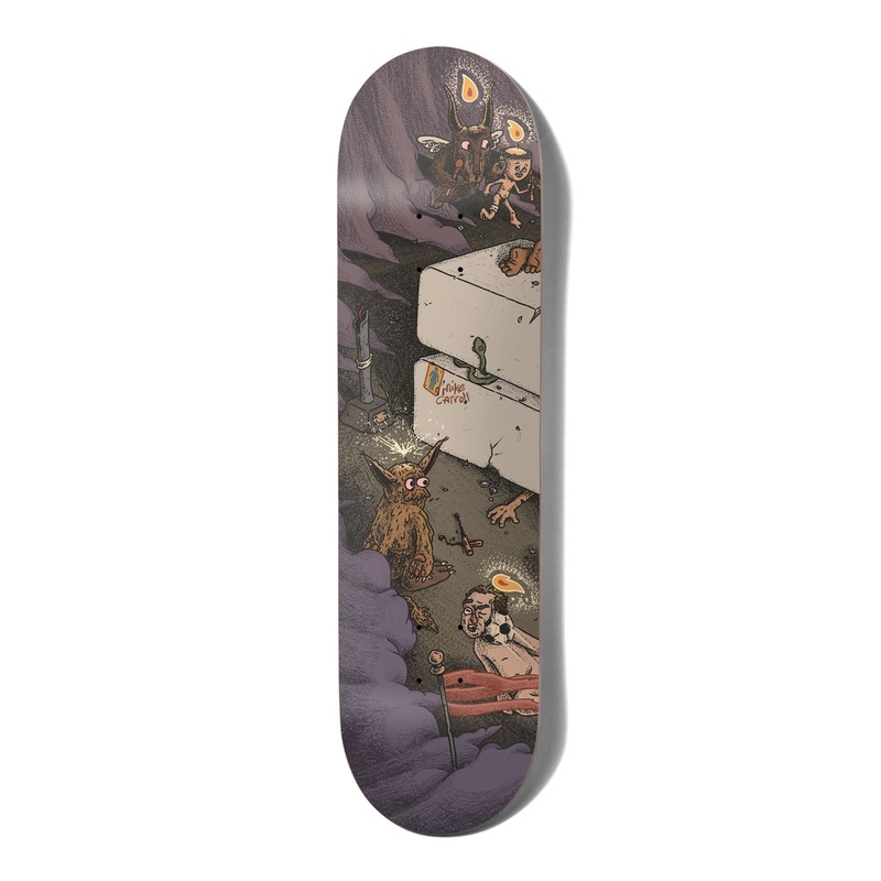 Girl Monumental Mike Carroll Skateboard Deck - 8.375"