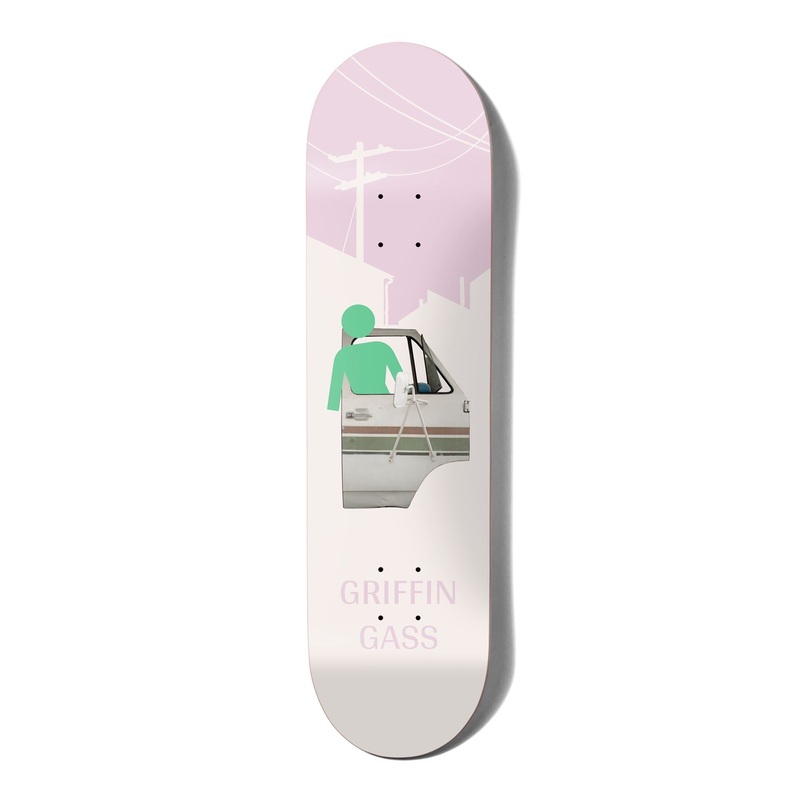 Girl Peekaboo Griffin Gass Skateboard Deck - 8.5"
