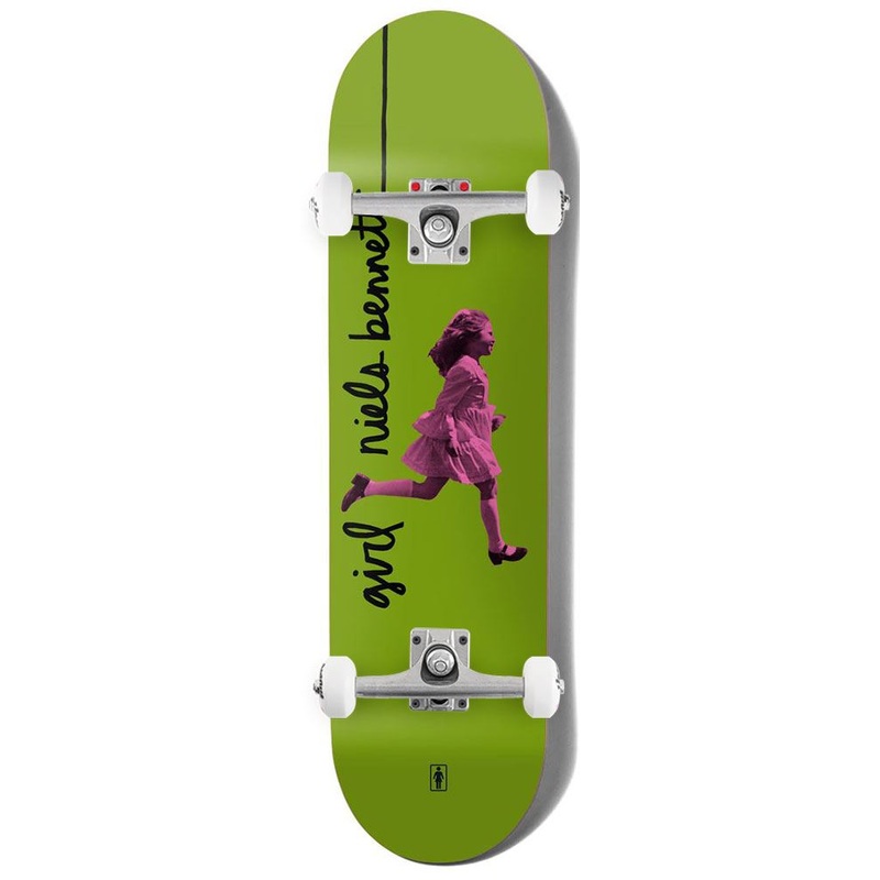 Girl Schoolyard Niels Bennett x Venom Custom Complete Skateboard - 8.25"