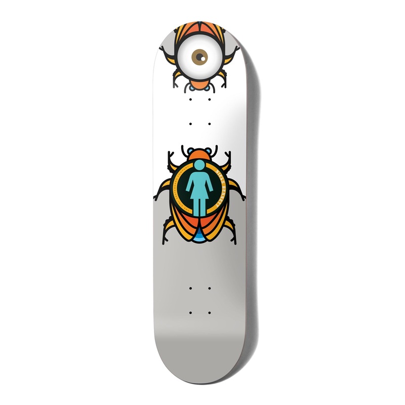 Girl Skateboard Beetle Bum Niels Bennett Skateboard Deck - 8.5"