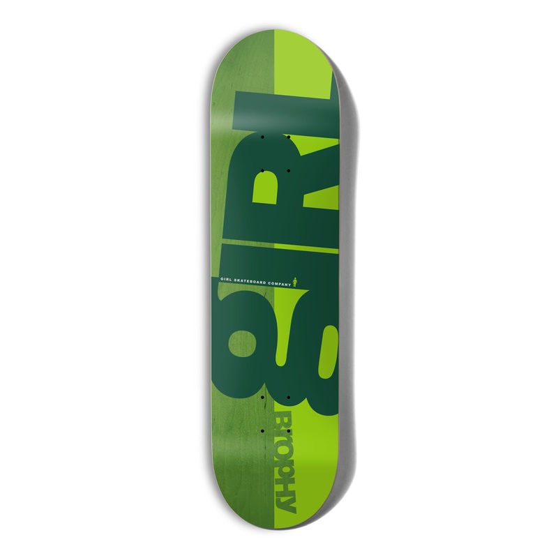 Girl Skateboard Rising Andrew Brophy Skateboard Deck - 8.8"