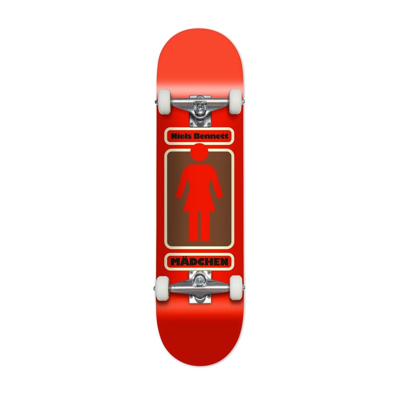 Girl Skateboard Til Niels Bennett " Complete Skateboard - 7.875"