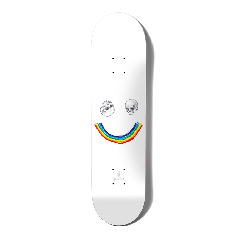 Girl Skull N Bows Breana Geering Skateboard Deck - 8.5"