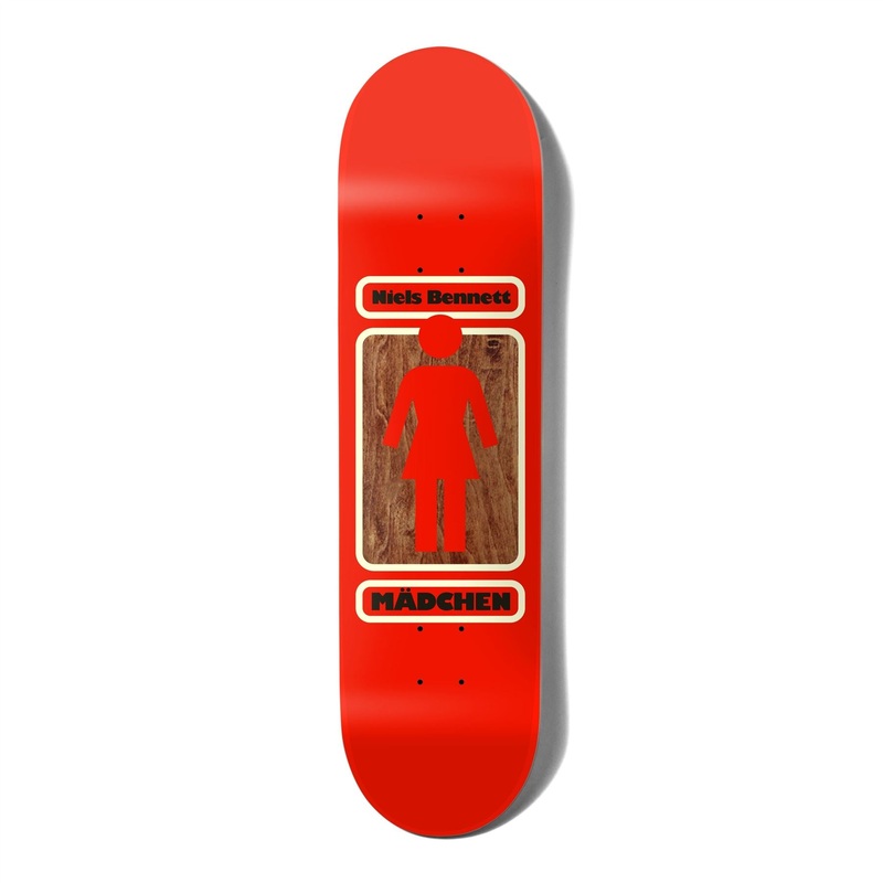 Girl Til W41 Niels Bennett Skateboard Deck - 8.125"