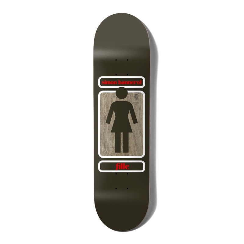 Girl Til W41 Simon Bannerot Pop Secret Skateboard Deck - 8.25"