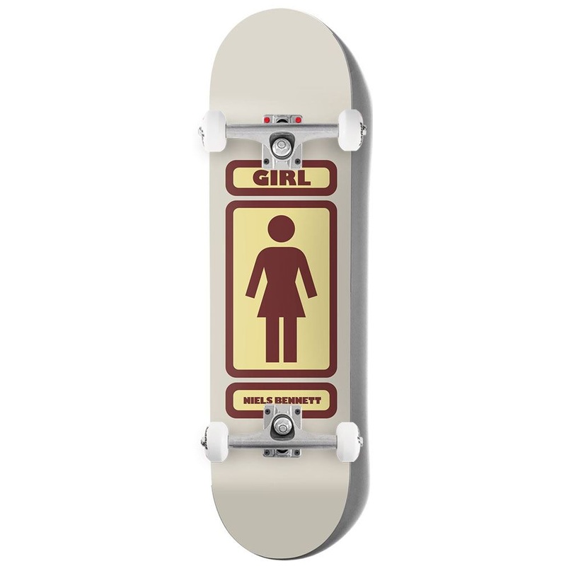 Girl Til W43 Niels Bennett x Venom Custom Complete Skateboard - 8.0"