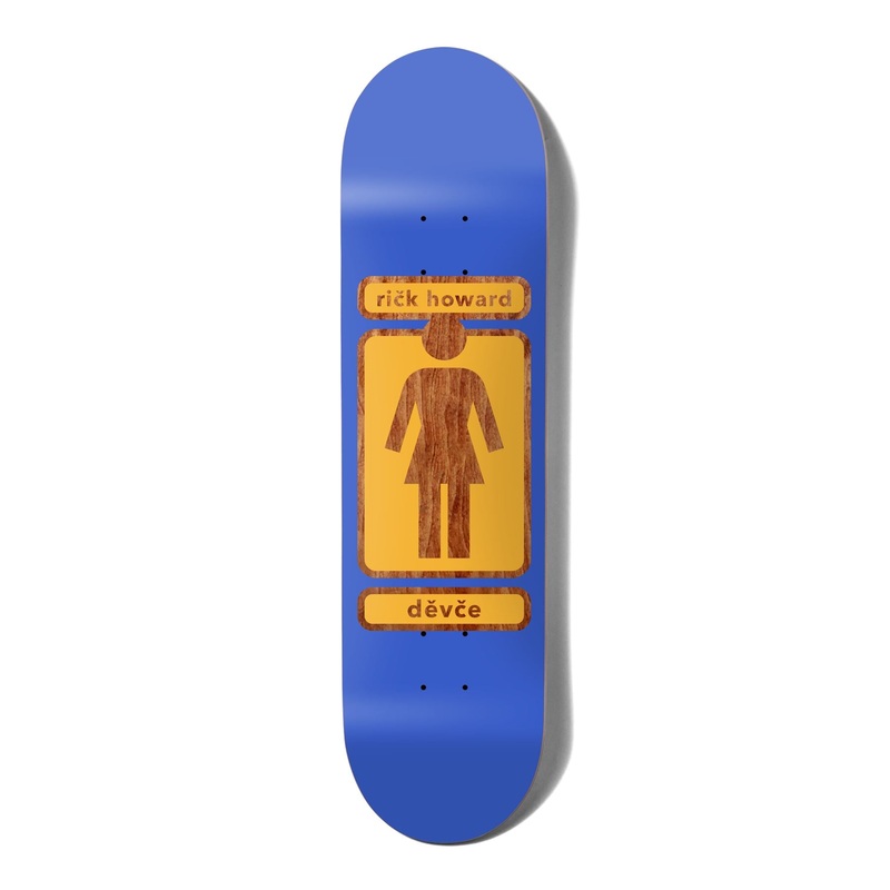 Girl Til W43D2 Rick Howard Skateboard Deck - 8.125"