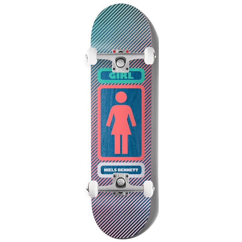 Girl Til W43D3 Niels Bennett x Venom Custom Complete Skateboard - 8.0"