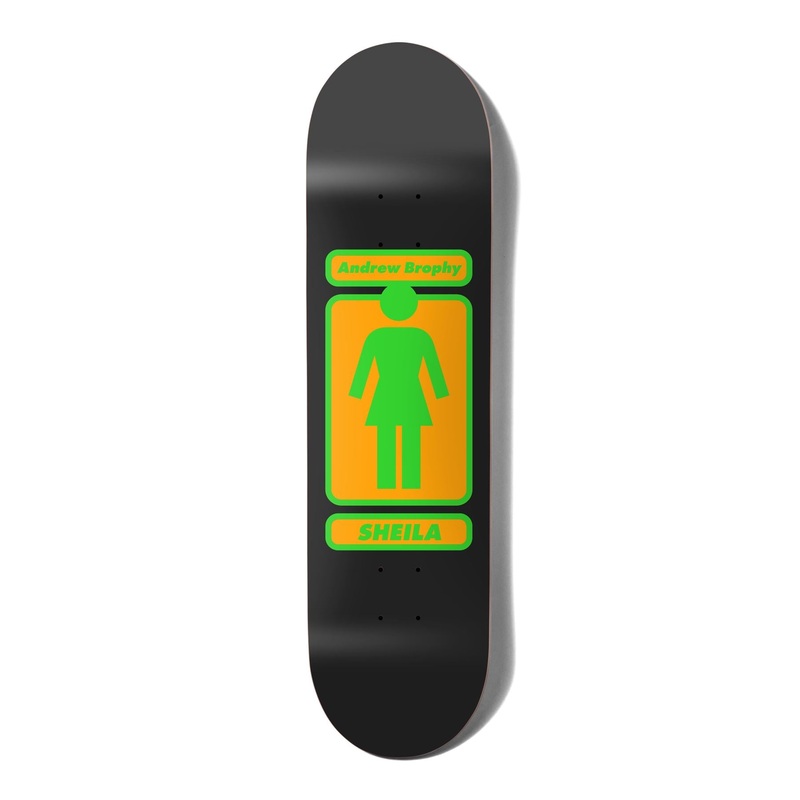 Girl Til W44D1 Andrew Brophy Skateboard Deck - 8.0"