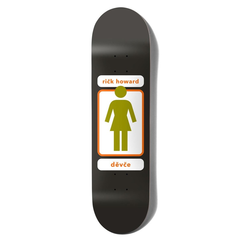 Girl Til W46D3 Rick Howard Skateboard Deck - 8.5"