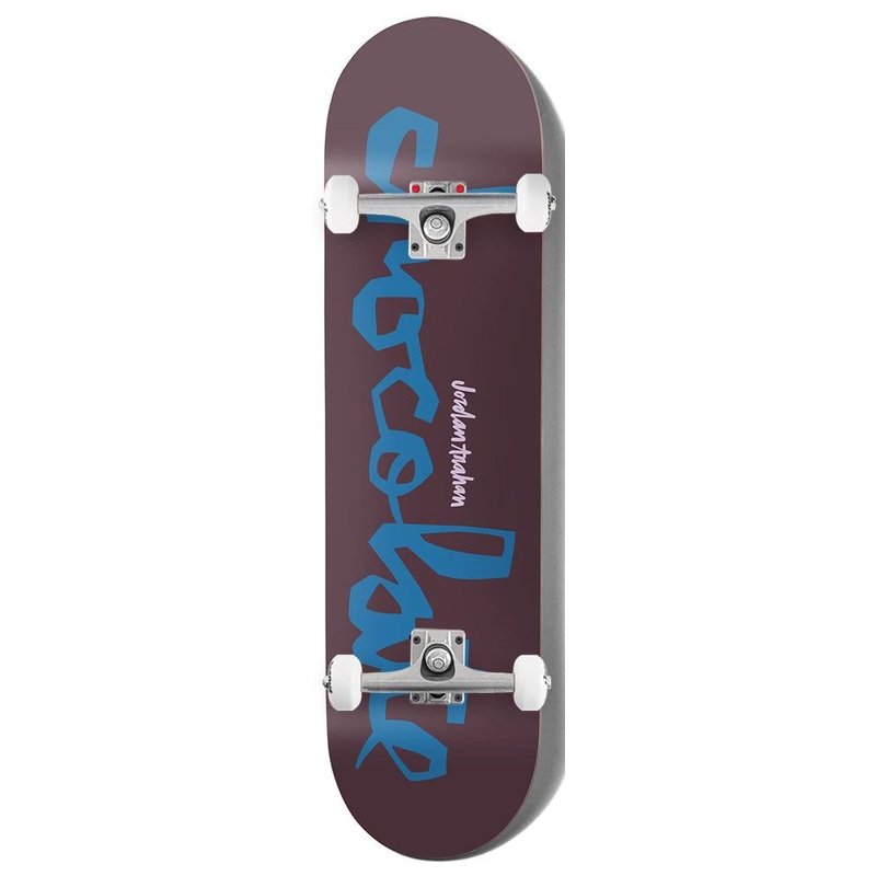 Chocolate OG Chunk W43D3 Jordan Trahan x Venom Custom Complete Skateboard - 8.0"