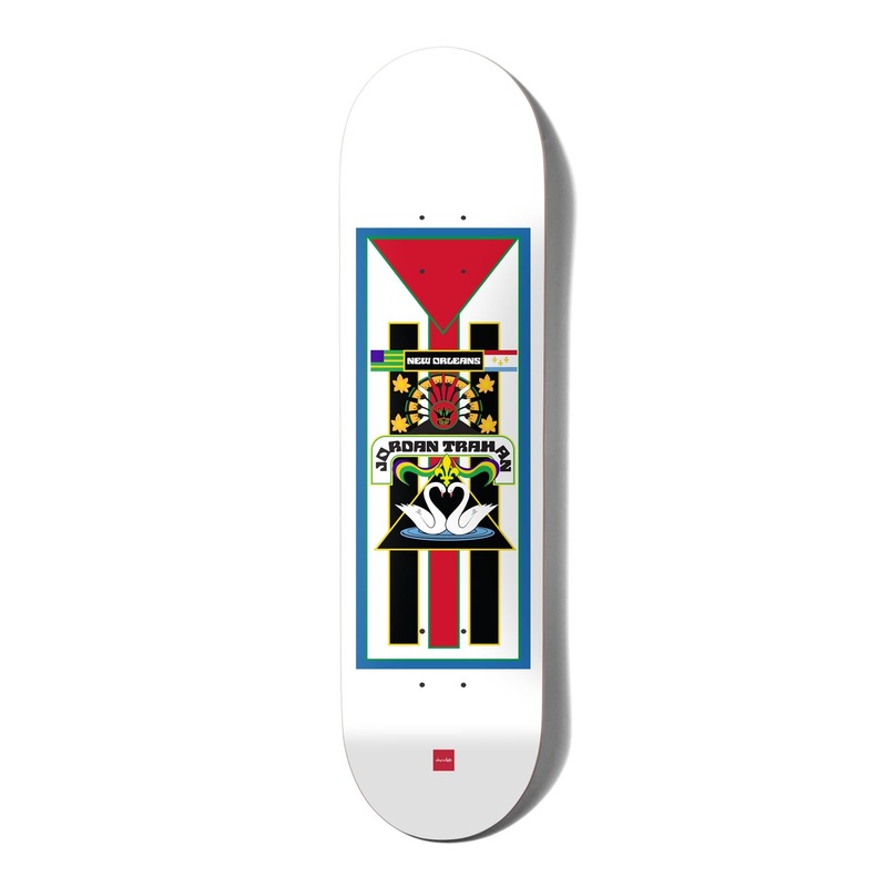 Chocolate Skateboard Trajineras Jordan Trahan Twin Tip Skateboard Deck - 8.5"