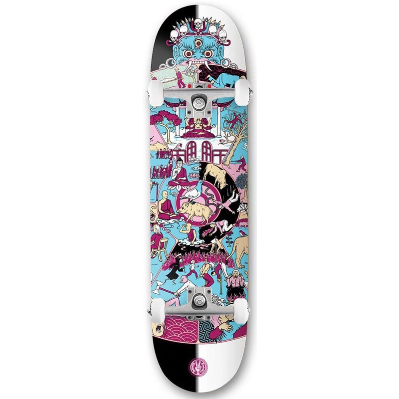 Drawing Boards Wheel of Life 2 Custom Complete Skateboard - 8.25"