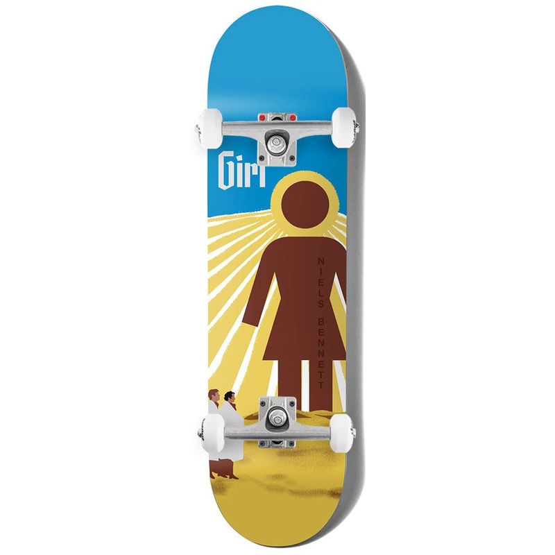 Girl Gospel Niels Bennett x Venom Custom Complete Skateboard - 8.0"