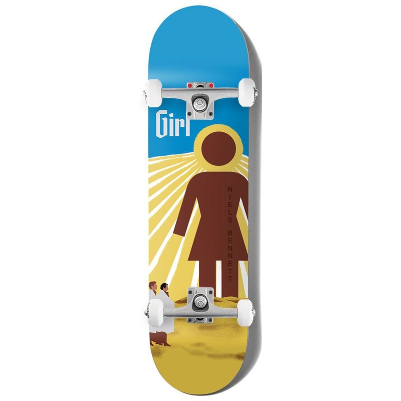 Girl Gospel Niels Bennett x Venom Custom Complete Skateboard - 8.25"