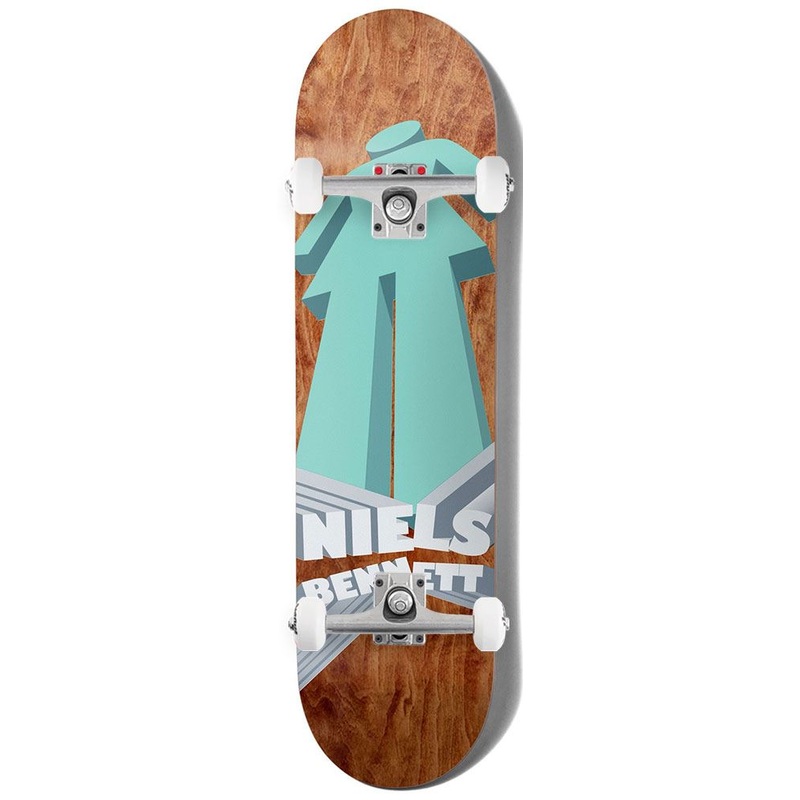 Girl Herspective Niels Bennett x Venom Custom Complete Skateboard - 8.25"