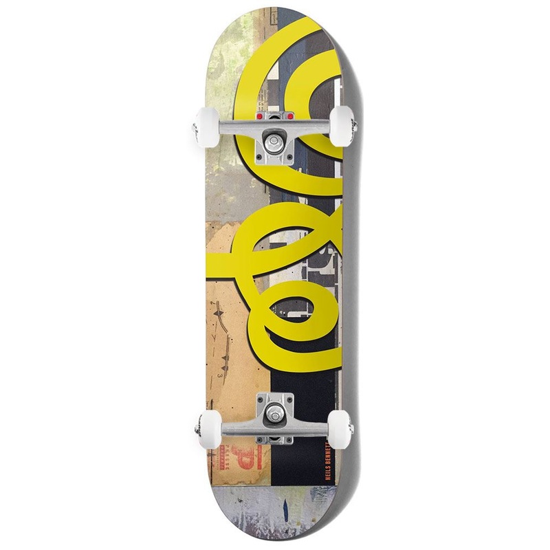 Girl Jenkins Swirls Niels Bennett Twin Tip x Venom Custom Complete Skateboard - 8.25"