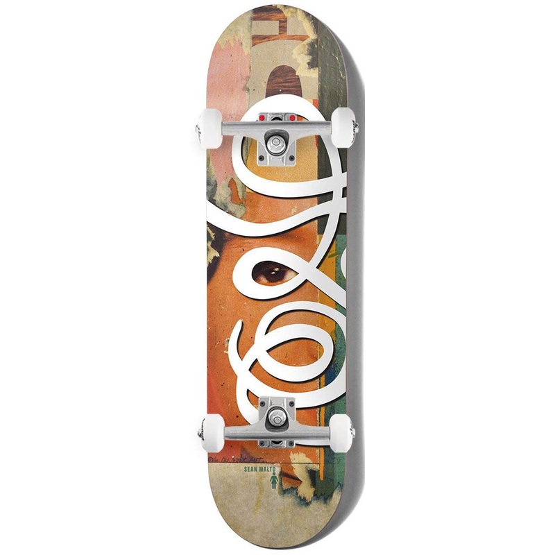 Girl Jenkins Swirls Sean Malto x Venom Custom Complete Skateboard - 8.25"