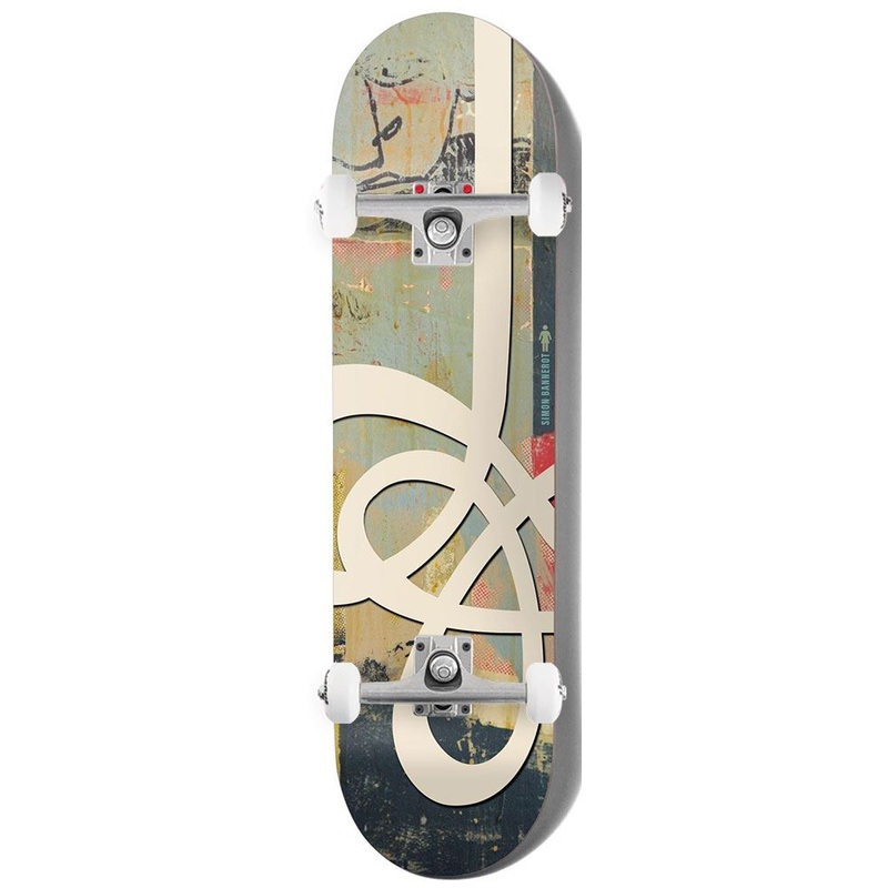 Girl Jenkins Swirls Simon Bannerot x Venom Custom Complete Skateboard - 8.25"