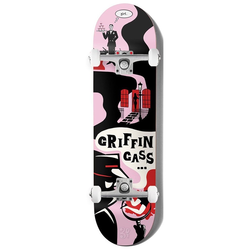 Girl Mystery Noir Griffin Gass x Venom Custom Complete Skateboard - 8.5"
