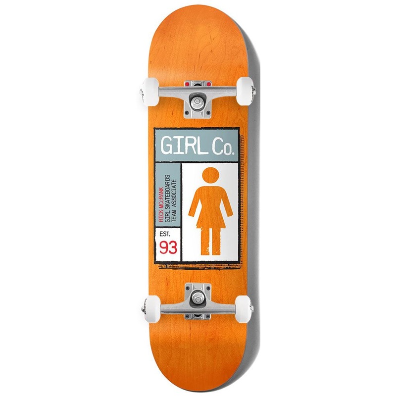 Girl Skateboard Gridbox Rick McCrank x Venom Custom Complete Skateboard - 8.5"