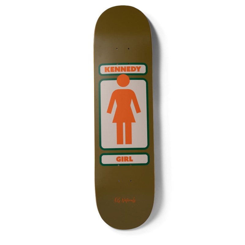 Girl Skateboard OG Naturals Cory Kennedy Twin Tip Skateboard Deck - 8.25"