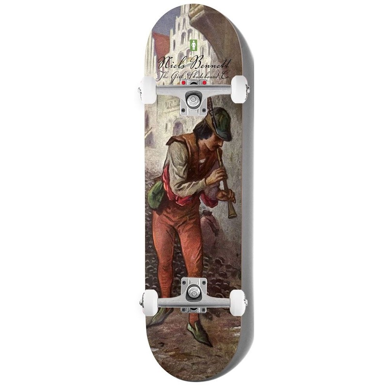 Girl Skateboard The Piper Niels Bennett x Venom Custom Complete Skateboard - 8.25"
