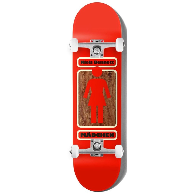 Girl Til W41 Niels Bennett x Venom Custom Complete Skateboard - 8.125"