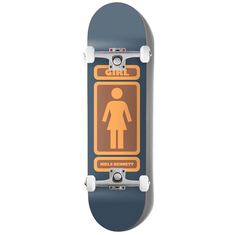 Girl Til W45D1 Niels Bennett x Venom Custom Complete Skateboard - 8.25"