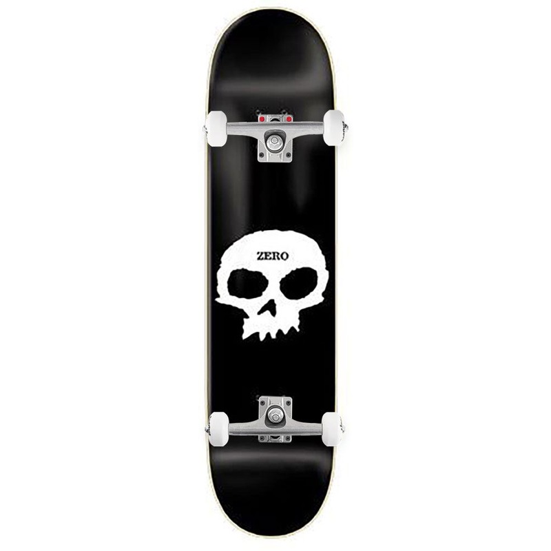 Zero Single Skull Blk / Wht x Venom Custom Complete Skateboard - 8.5"