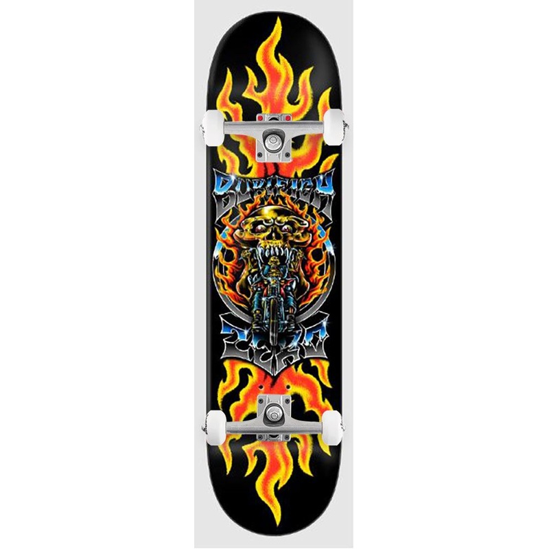 Zero Skateboard Chrome Brandon Burleigh x Venom Custom Complete Skateboard - 8.5"