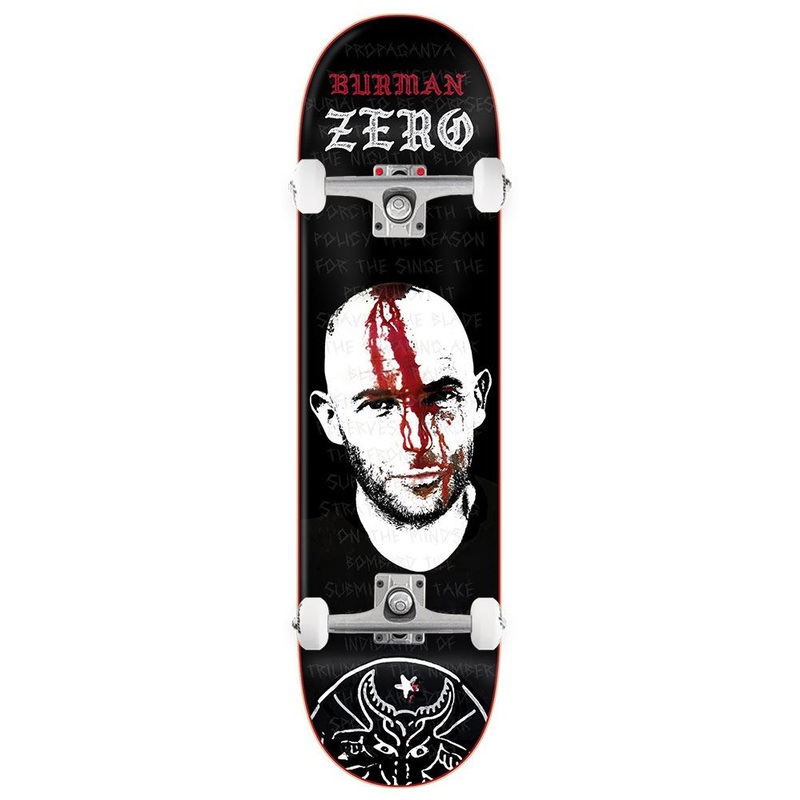 Zero Skateboard Headwound Dane Burman x Venom Custom Complete Skateboard - 8.5"