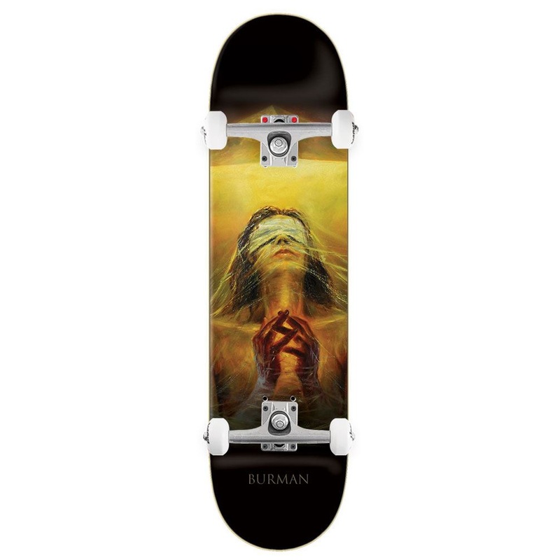 Zero Skateboard Lewandowski Light and Dark Burman x Venom Custom Complete Skateboard - 8.25"