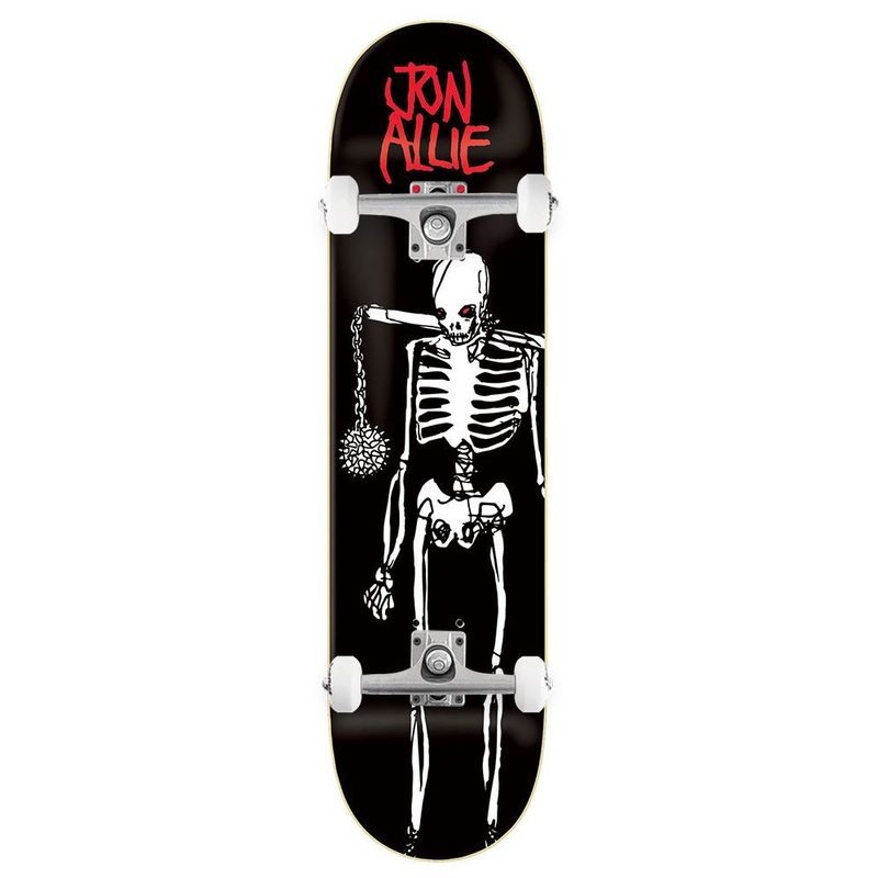 Zero Skateboard Living Dead Allie x Venom Custom Complete Skateboard - 8.125"
