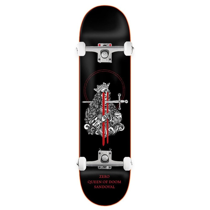 Zero Skateboard Micah Ulrich Queen of Doom Tommy Sandoval x Venom Custom Complete Skateboard - 8.375"