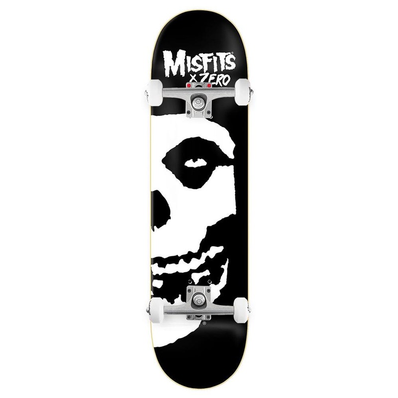 Zero Skateboard Misfits Fiend Skull Right x Venom Custom Complete Skateboard - 8.25"