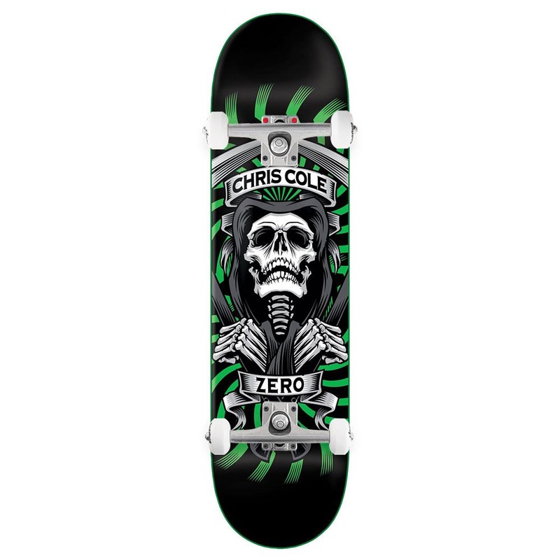 Zero Skateboard MMXX Green Cole x Venom Custom Complete Skateboard - 8.0"