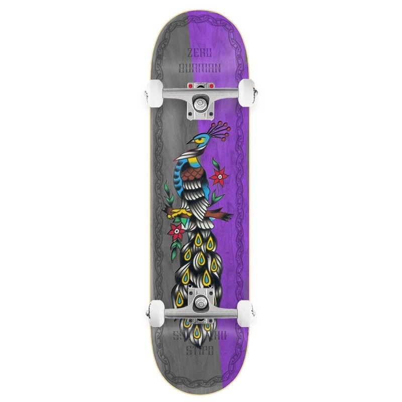 Zero x Nik Stipo Skateboard Dane Burman x Venom Custom Complete Skateboard - 8.25"