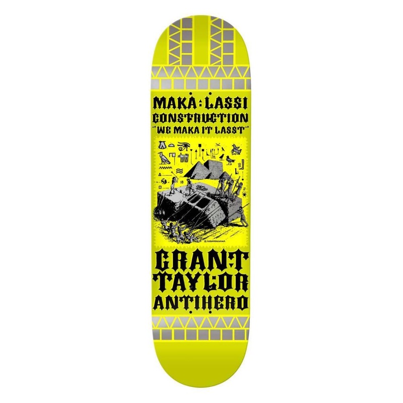 Antihero Grant Makalassi Const Renovate Skateboard Deck - 8.38"