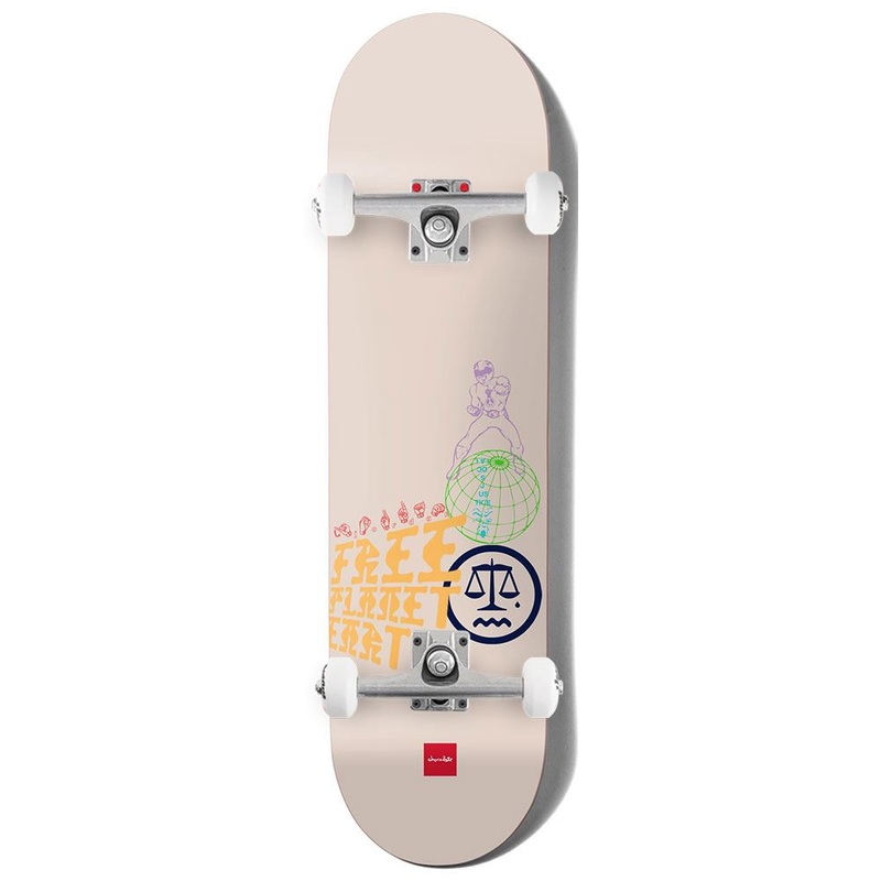 Chocolate Free Planet Earth Jordan Trahan x Venom Custom Complete Skateboard - 8.25"