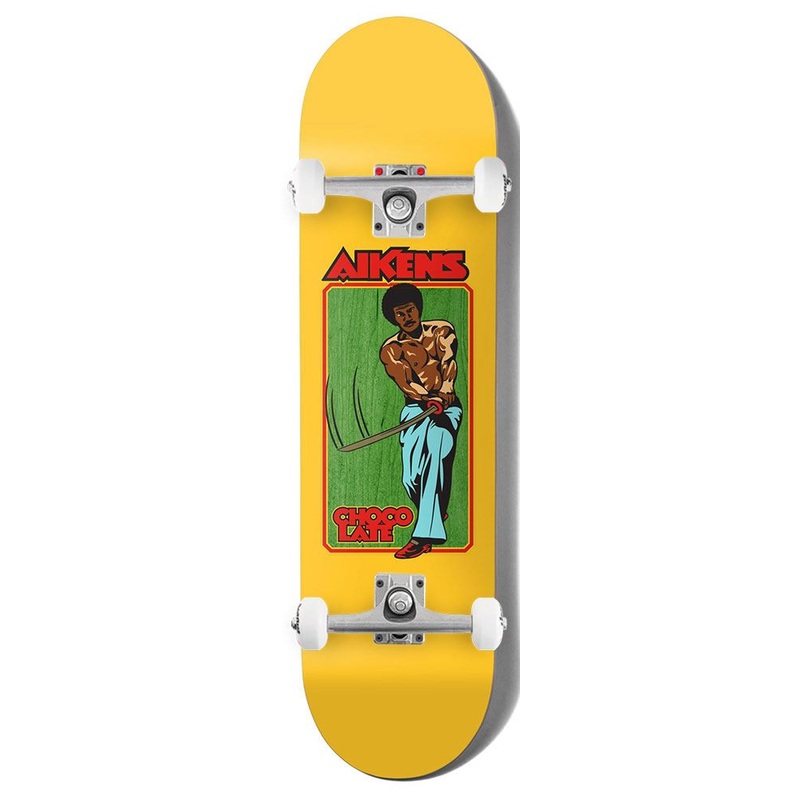 Chocolate Kung-Fu Carlisle Yellow Carl Aikens x Venom Custom Complete Skateboard - 8.0"